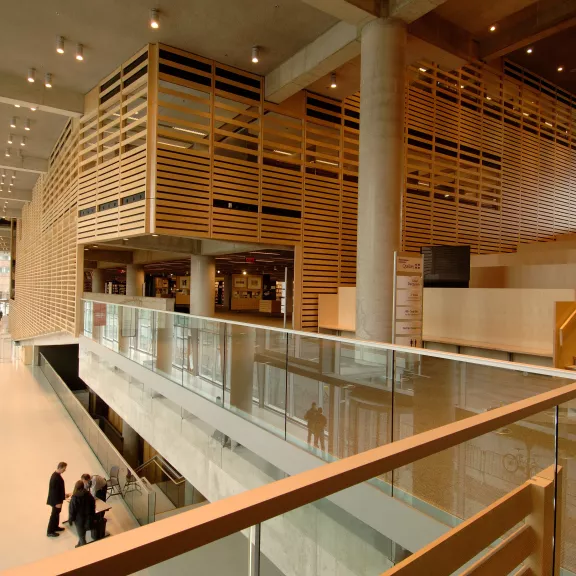 library interior
