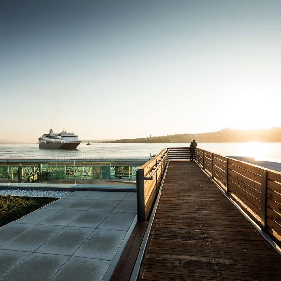 dock with a view of the water