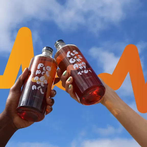 Maple syrup bottles