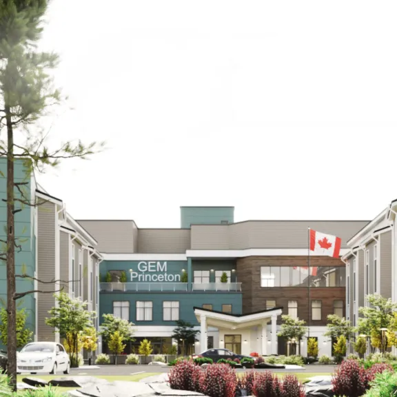 Rendering of the Princeton Long-Term Care Centre in Spryfield, Nova Scotia, built by Pomerleau.