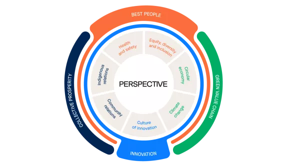 Wheel with perspective priorities