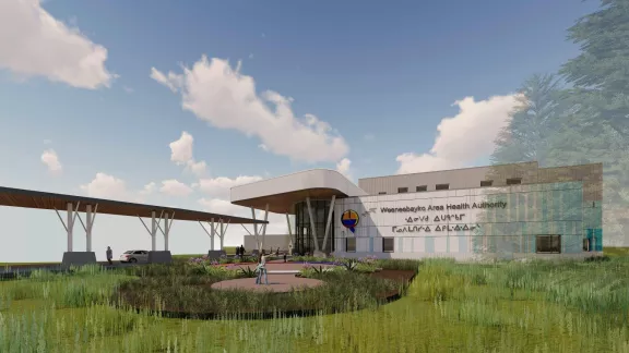 Conception du projet de la Régie de la santé Weeneebayko, en Ontario, à partir de Pomerleau