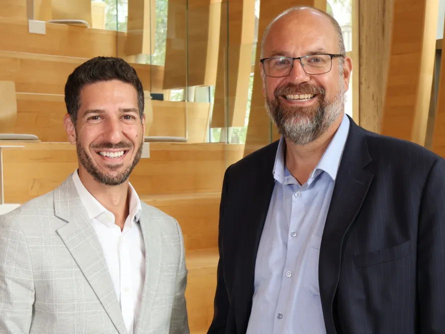 Sean Boyer and Jean-François Perras, the 2 authors of the Pomerleau Economic Radar Report