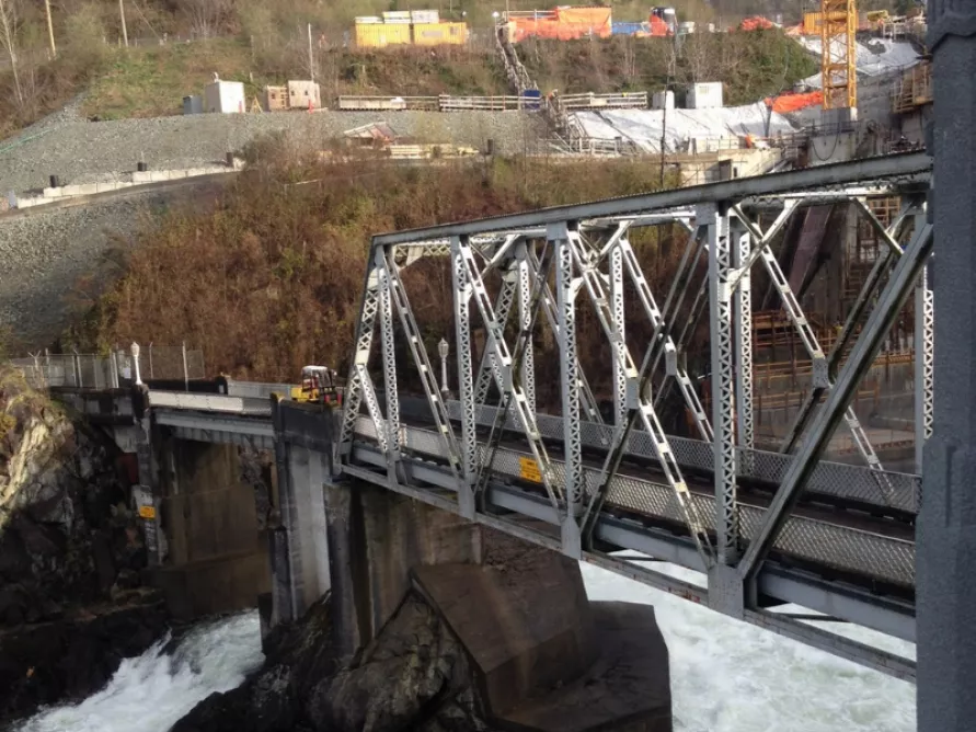 BCHydro Ruskin Generating Station Upgrade, in Mission, British Columbia. An example of Pomerleau's expertise in the energy infrastructure construction sector