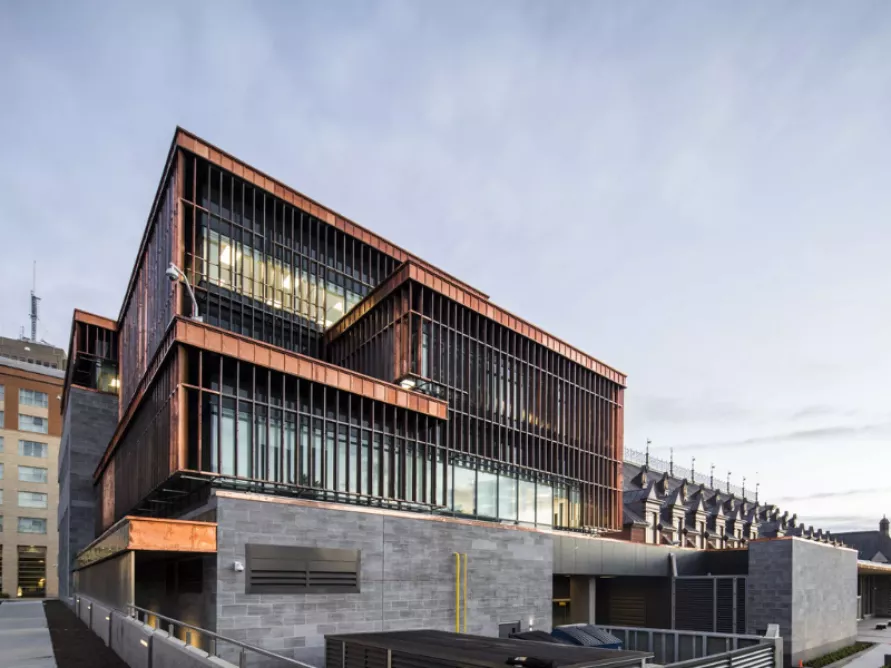 Quebec City Armoury Reconstruction, an example of a institutionnal construction project built by Pomerleau.