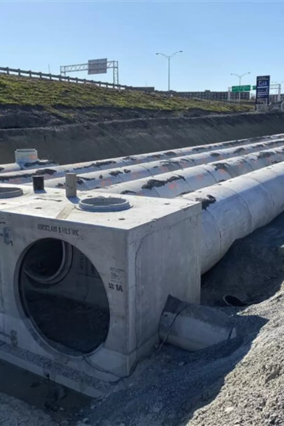 Infrastructure works from our Earthworks solutions department at Pomerleau