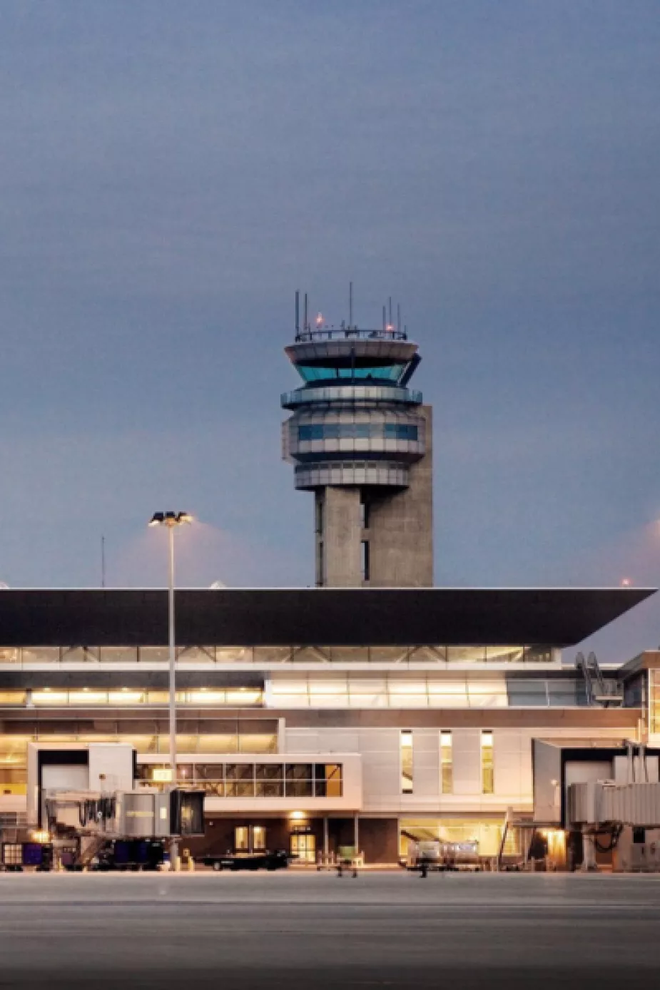 Montreal-Trudeau Airport in Quebec, a transport infrastructure project by Pomerleau in the Transport Infrastructure construction sector